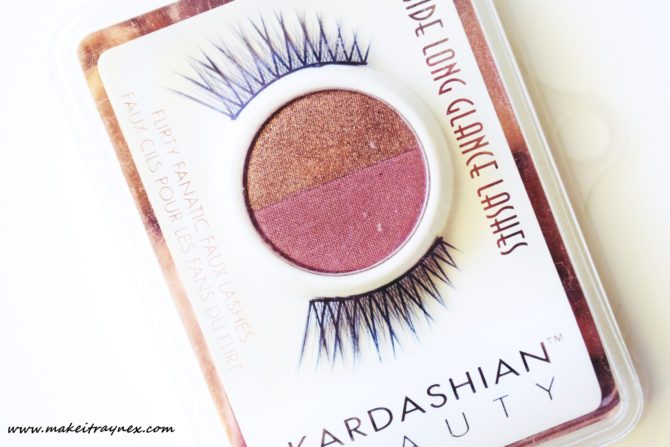 Side Long Glance Lashes & Eyeshadow Duo from Kardashian Beauty {REVIEW}
