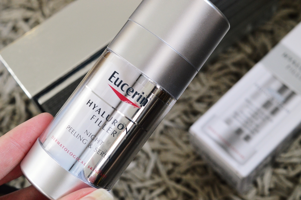 A highly requested review! The Eucerin Hyaluron-Filler Night Peeling & Serum {SKINCARE}